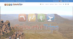 Desktop Screenshot of colourfultrips.com